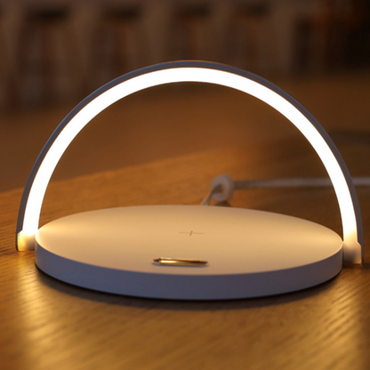 Moonlit Soft Glow LED Light, Wireless Phone Charger And Stand