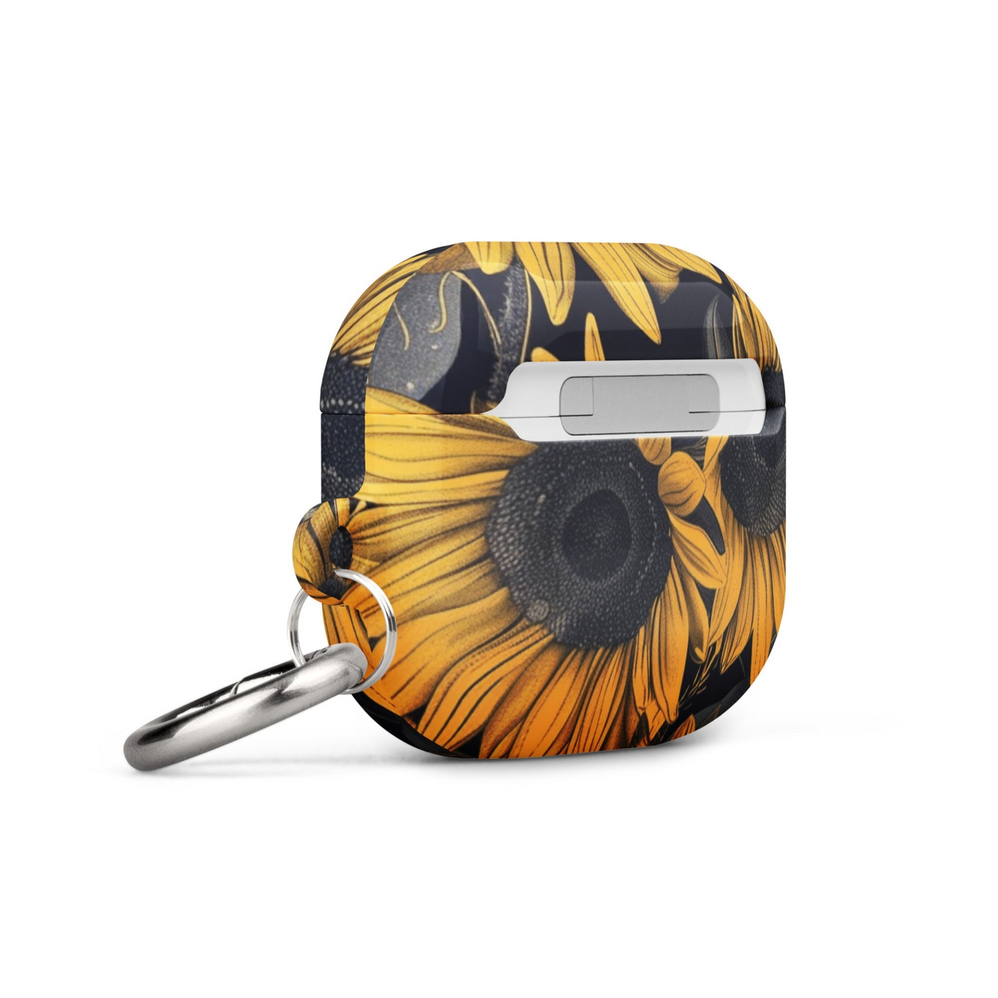 Sunflower Black Case for AirPods