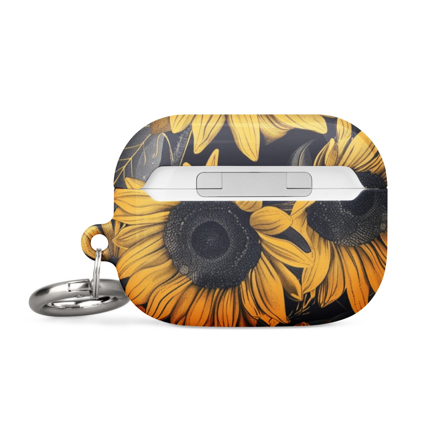 Sunflower Black Case for AirPods