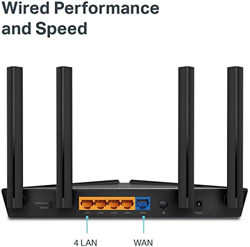 TP-Link Smart WiFi 6 Router (Archer AX10) – 802.11ax Router, 4 Gigabit LAN Ports, Dual Band AX Router,Beamforming,OFDMA, MU-MIMO, Parental Controls, Works with Alexa