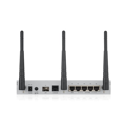 ZyXEL Next Generation VPN Firewall with 1 WAN, 1 SFP, 4 LAN/DMZ Gigabit Ports and 802.11ac/n WiFi [USG20W-VPN]