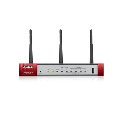 ZyXEL Next Generation VPN Firewall with 1 WAN, 1 SFP, 4 LAN/DMZ Gigabit Ports and 802.11ac/n WiFi [USG20W-VPN]