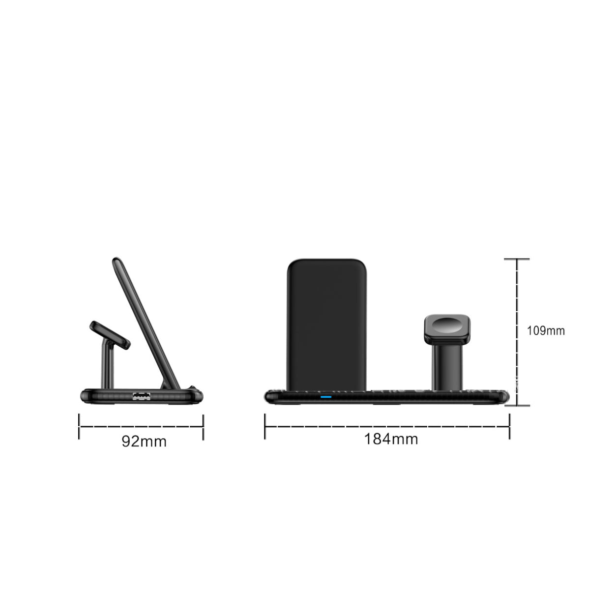 4 in 1 Wireless Fast Charging Hub