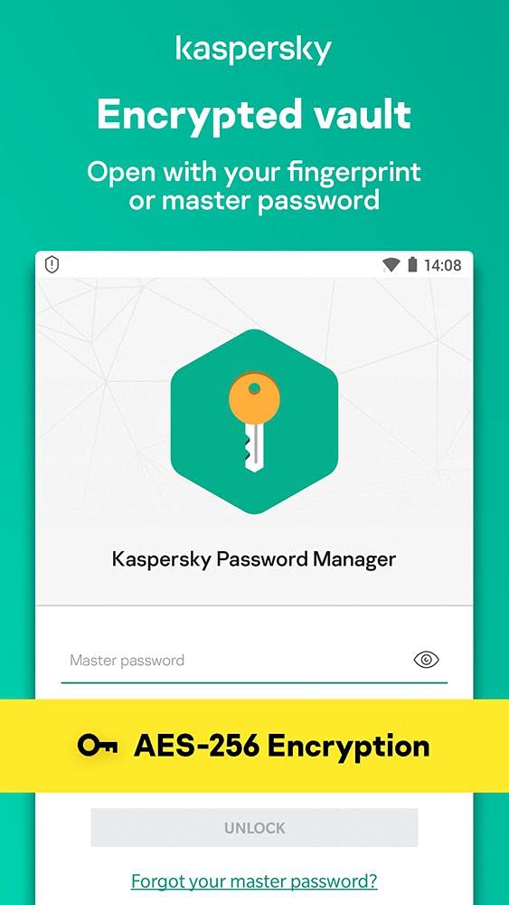 Kaspersky Password Manager | Unlimited Devices | 1 User Account | 1 year | PC/Mac/Android/iOS | Online Code