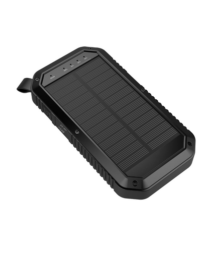 Sun Chaser Mini Solar Powered Wireless Phone Charger 10,000 mAh With LED Flood Light